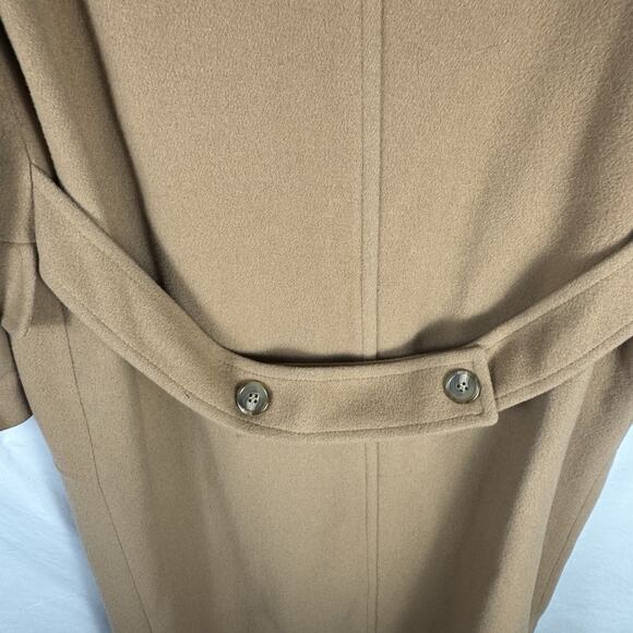 Macintosh New England 100% Wool Vintage Camel Dress Coat, Sz 10, Academia - Picture 10 of 16